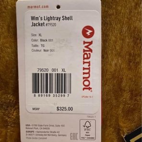 Black marmot women’s ski and snowboard jacket shell XL - Picture 5 of 6